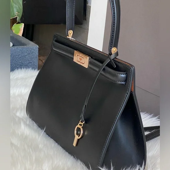 55814 - Tory Burch Lee Radziwill Small Satchel - Picture 3 of 14